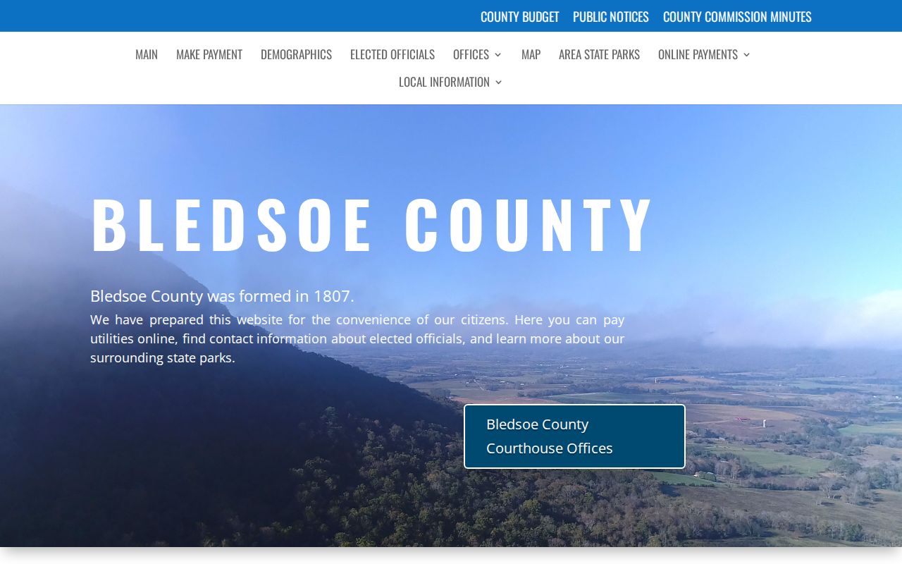 Bledsoe County criminal records offices and sheriff contacts